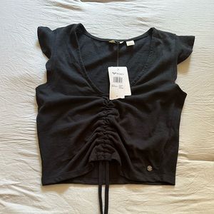 NWT Roxy Ruffle sleeve Tank top